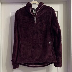 The North Face Women's purple Teddy sweater Jacket